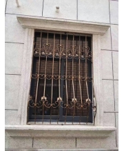 Wrought iron window