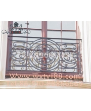 Wrought iron railings