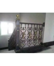 Iron art stair handrails