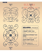 Iron art flower pots