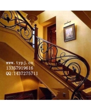 Iron art stair handrails