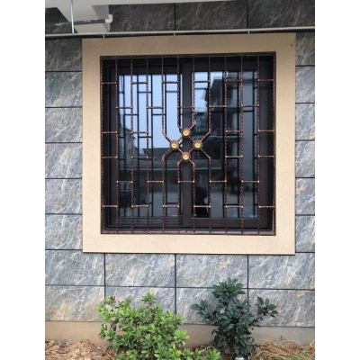 Wrought iron window