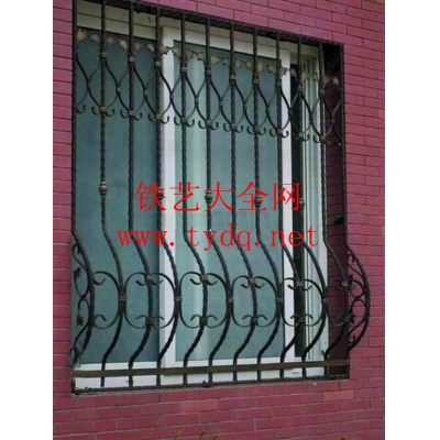 Wrought iron window